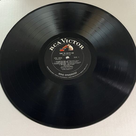 Glenn Yarbrough Time To Move On Vinyl LP 1964 RCA Victor LPM 2836 Mono - Picture 4 of 10